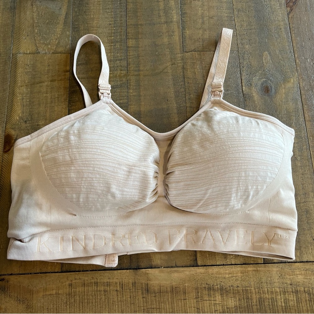 Kindred Bravely Sublime Hands Free Pumping & Nursing Bra - Beige XL